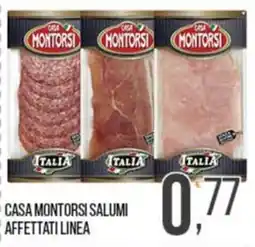 Cash pro Casa Montorsi salumi affettati linea offerta
