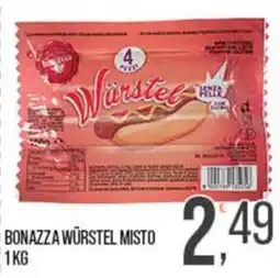Cash pro Bonazza Würstel Misto offerta