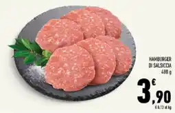 Conad Tuday Hamburger di salsiccia offerta