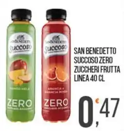 Cash pro San Benedetto Succoso Zero offerta