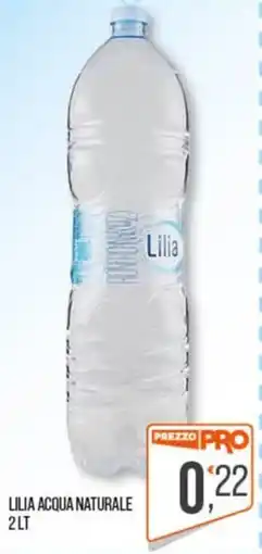 Cash pro Lilia acqua naturale offerta