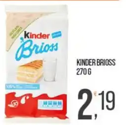 Cash pro Kinder Brioss offerta