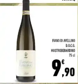 Conad Tuday Fiano di Avellino Mastroberardino offerta