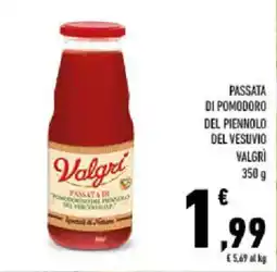 Conad Tuday Passata di pomodoro del piennolo del vesuvio Valgrì offerta