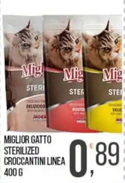Cash pro Miglior gatto sterilized croccantini linea offerta