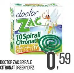 Cash pro Doctor Zac spirale citronat green offerta