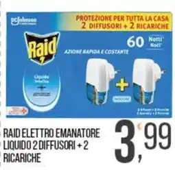 Cash pro Raid elettro emanatore liquido offerta