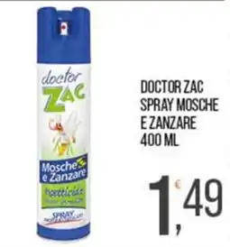 Cash pro Doctor Zac spray mosche e zanzare offerta