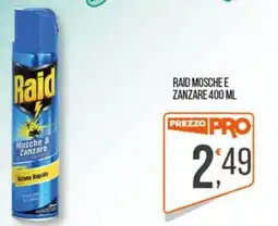 Cash pro Raid mosche e zanzare offerta