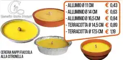 Cash pro Fiaccola alla citronella offerta