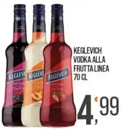 Cash pro Keglevich vodka alla frutta linea offerta