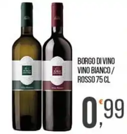 Cash pro Borgo di vino vino bianco / rosso offerta