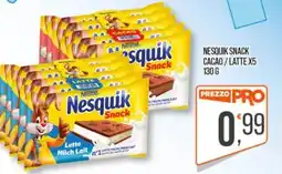 Cash pro Nesquik Snack offerta