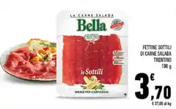 Conad Tuday Bella Fettine sottili di carne salada Trentino offerta