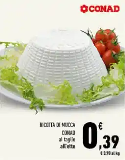 Conad Tuday Ricotta di mucca CONAD offerta