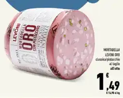 Conad Tuday Mortadella Levoni Oro offerta