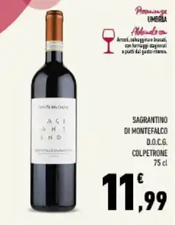 Conad Tuday Sagrantino di Montefalco D.O.C.G. Colpetrone offerta