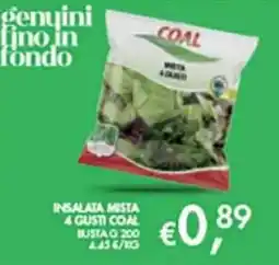 Superstore Coal Insalata mista 4 gusti Coal offerta