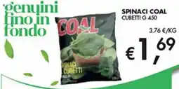 Superstore Coal Spinaci Coal Cubetti offerta