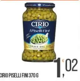 Cash pro Cirio piselli fini offerta