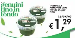 Superstore Coal Pesto alla genovese coal senza aglio offerta