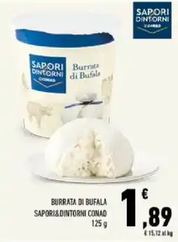 Conad Tuday Burrata di Bufala Saporidintorni Conad offerta
