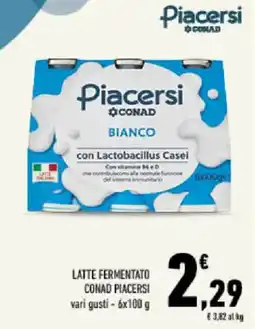 Conad Tuday Latte fermentato Piacersi offerta