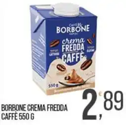 Cash pro Borbone crema fredda caffè offerta