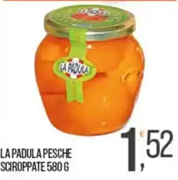 Cash pro La Padula pesche sciroppate offerta