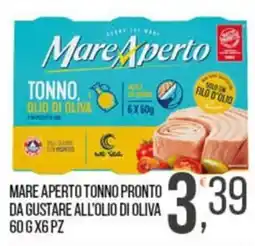 Cash pro Mare Aperto tonno pronto da gustare all'olio di oliva offerta