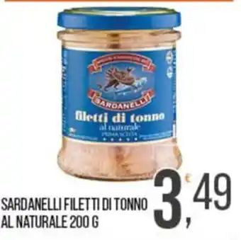 Cash pro Sardanelli filetti di tonno al naturale offerta