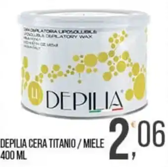 Cash pro Depilia cera titanio / miele offerta