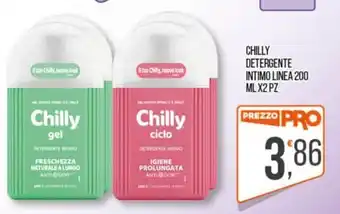 Cash pro Chilly detergente intimo offerta