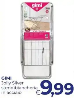 Pilato GIMI Jolly Silver stendibiancheria in acciaio offerta
