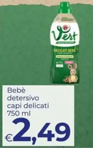 Bebè detergente capi delicati