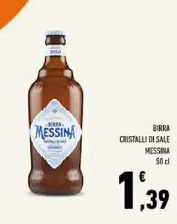Conad Tuday Birra Messina Cristalli di Sale offerta