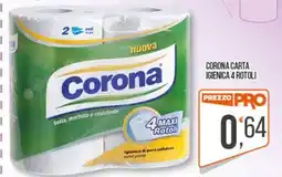 Cash pro Corona carta igienica offerta
