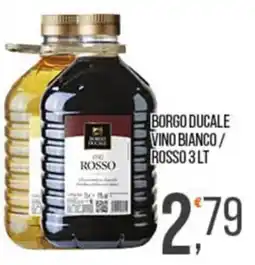 Cash pro Borgo Ducale vino rosso offerta