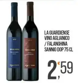 Cash pro La Guardiense Vino Aglianico / Falanghina offerta