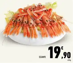 Conad Tuday Scampi offerta
