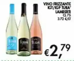 Superstore Coal Vino frizzante IGT/IGP Tura' Lamberti offerta