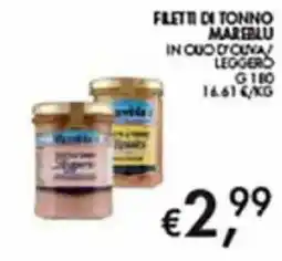 Superstore Coal Filetti di tonno mareblu in olio d'oliva leggero offerta