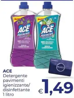 Pilato ACE Detergente pavimenti igienizzante/disinfettante offerta