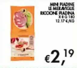 Superstore Coal Mini piadine le meraviglie riccone piadina offerta