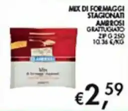Superstore Coal Mix di formaggi stagionati Ambrosi offerta