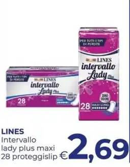 Pilato Lines intervallo lady plus maxi offerta