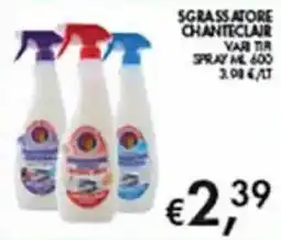 Superstore Coal Sgrassatore Chanteclair offerta