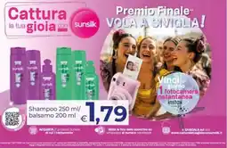 Pilato Shampoo e balsamo Sunsilk offerta