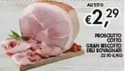 Superstore Coal Prosciutto cotto Gran biscotto dei rovagnati offerta