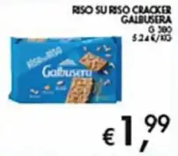 Superstore Coal Riso su riso cracker Galbusera offerta